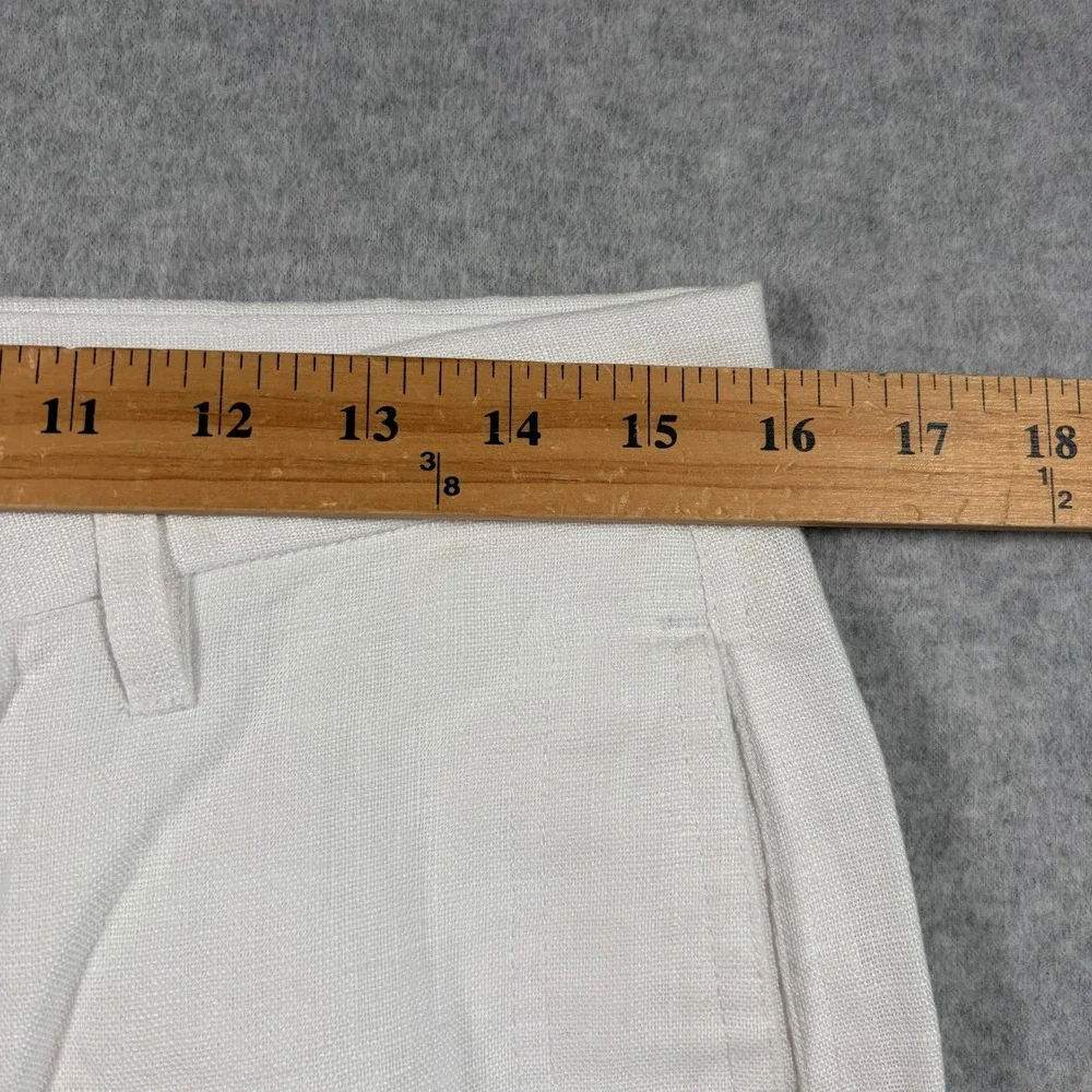 Island Importer Linen Pants Men's 31 White Relaxed Fit Beach Trousers 26